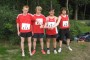 Die 4 x 100 m Staffel mit Matthias, Ruben, Andree und Christian!