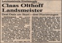 Artikel in der OZ vom 20.01.1985