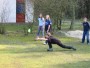 Steffen beim Wasserbomben fangen!